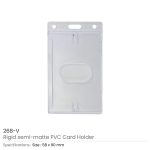 ⁦حافظات بطاقات هوية من PVC صلب ومرن⁩ - الصورة ⁦5⁩