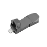 ⁦فلاش OTG قابل للطي (Flip) بلون Gunmetal سعة 32GB USB 3.0 مع Type-C — غطاء مغناطيسي قابل للفتح⁩ - الصورة ⁦8⁩