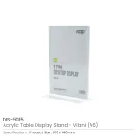 ⁦حامل أكريليك شفاف لبطاقات التعريف واللافتات – سلسلة “Vilani”⁩ - الصورة ⁦6⁩