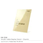 ⁦حامل عرض أكريليك أنيق لبطاقات التعريف ولافتات المكتب (سلسلة “Chamin”)⁩ - الصورة ⁦7⁩