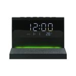 ⁦ساعة منبّه Dorniel مع شاحن لاسلكي سريع 15W وإضاءة ليلية LED⁩ - الصورة ⁦4⁩