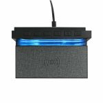 ⁦ساعة منبّه Dorniel مع شاحن لاسلكي سريع 15W وإضاءة ليلية LED⁩ - الصورة ⁦5⁩