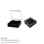 ⁦علب تغليف بادجات الدبوس (Pin Badge Packing Boxes)⁩ - الصورة ⁦5⁩