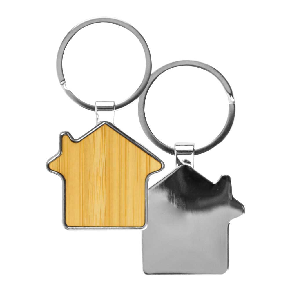 Bamboo-Metal-Keychain-House-Shape-KH-11-BM-Blank.jpg بامبو اند ميتال كييتشاين هوسي شابيد 32مم - الصورة 1