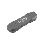 ⁦فلاش OTG قابل للطي (Flip) بلون Gunmetal سعة 32GB USB 3.0 مع Type-C — غطاء مغناطيسي قابل للفتح⁩ - الصورة ⁦2⁩