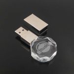 ⁦محركات أقراص فلاش USB كريستال دائرية ترويجية⁩ - الصورة ⁦2⁩