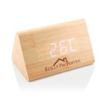 ⁦تريانجولار وودين ديجيتال ديسك كلوك يكو-فرايندلي⁩ - الصورة ⁦2⁩