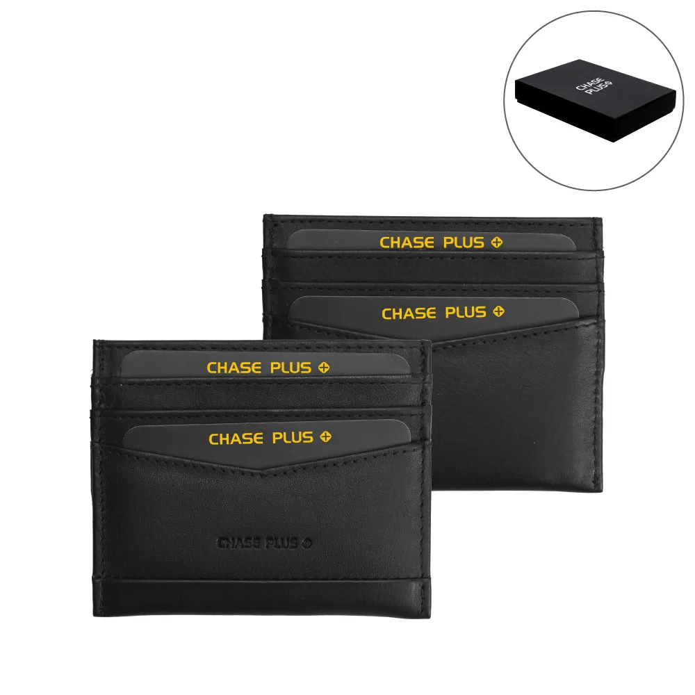 ChasePlus-Credit-Card-Holder-CP-CH-PRM-Blank.webp حامل بطاقات الائتمان تشيس بلس بريميو مع حماية RFID - الصورة 1