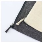 ⁦حقيبة قطنية بسحّاب متعددة الاستخدامات 6 أونصات⁩ - الصورة ⁦5⁩