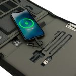 ⁦ملف دورنيل A4 مع بنك طاقة لاسلكي 8000 mAh وشعار LED⁩ - الصورة ⁦5⁩