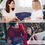 ⁦صندوق هدايا قابل للطي مع إغلاق مغناطيسي ومقبض شريطي - حجم B4⁩ - الصورة ⁦10⁩