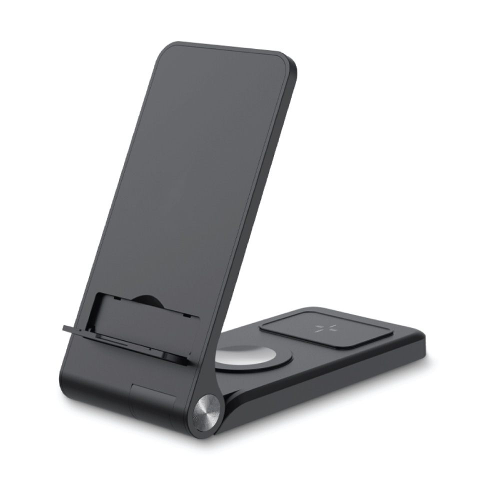 Foldable-Wireless-Charging-Station-WCP-L7-Blank.jpg محطة شحن لاسلكي قابلة للطي (15W) مع شعار مضيء - الصورة 1