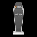 ⁦هيكساجون شابيد كريستال اواردس مع زجاج باسي و بوكس⁩ - الصورة ⁦2⁩