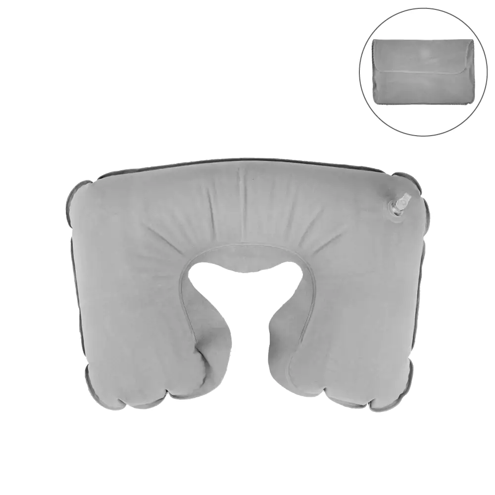 Inflatable-Neck-Pillow-with-Pouch-NP-01-GY-Main.webp وسادة رقبة قابلة للنفخ مع جراب – لون رمادي - الصورة 1