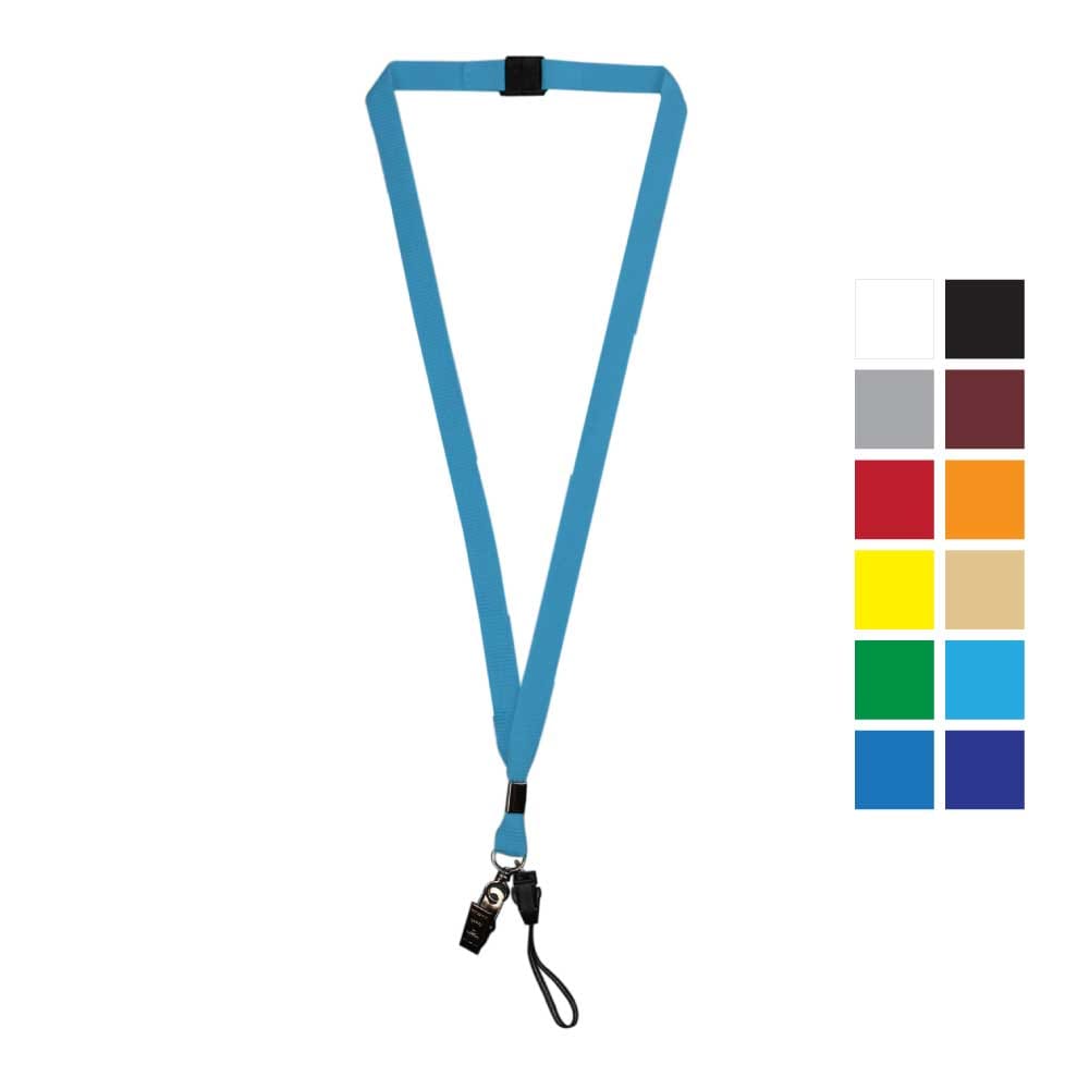 Lanyard-with-Clip-and-Mobile-Holders-LN-011-01-main-t.jpg أربطة تعليق بطاقات بمشبك تمساح وحامل للهاتف وقفل أمان - الصورة 1