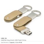 ⁦محرك فلاش USB سلسلة مفاتيح جلدية⁩ - الصورة ⁦3⁩