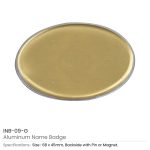 ⁦بادجات أسماء بيضاوية بغطاء عدسة (Lens Cover)⁩ - الصورة ⁦3⁩