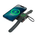 ⁦بنك طاقة مغناطيسي للشحن اللاسلكي السريع 15W مع شاحن iWatch⁩ - الصورة ⁦2⁩