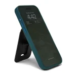 ⁦شاحن لاسلكي MagSafe بقوة 15 واط مع حامل هاتف وفتحة بطاقات – جلد PU⁩ - الصورة ⁦6⁩