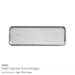 ⁦بادجات أسماء معدنية (ألمنيوم)⁩ - الصورة ⁦3⁩