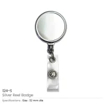 ⁦بكرات شارات معدنية دائرية لبطاقات الهوية⁩ - الصورة ⁦4⁩