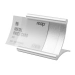 حامل بطاقة تعريف مكتبي أنيق من المعدن – ID Secure (سلسلة “Aile”)