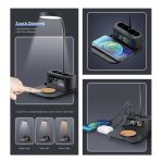 ⁦مصباح مكتب متعدد الوظائف مع شاحن لاسلكي 15W وساعة وحامل أقلام⁩ - الصورة ⁦3⁩