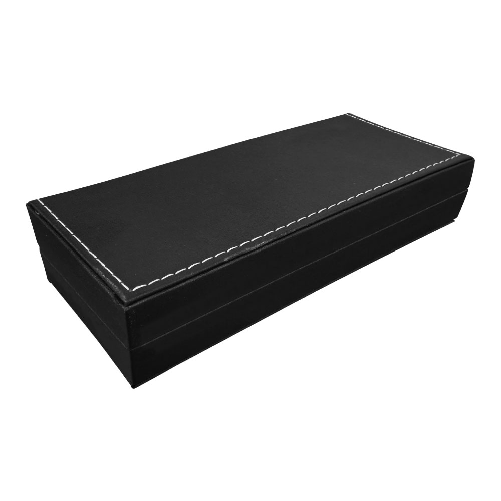 PU-Leather-Pen-Box-LPB-02-Blank.jpg جلد جيفت قلم باكاجينغ بوكس - الصورة 1