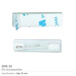 ⁦دبابيس بادج بشريط لاصق 3M⁩ - الصورة ⁦5⁩