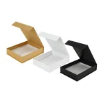 علبة تغليف هدايا سادة مقاس A5 مع غطاء بإغلاق مغناطيسي