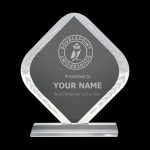 ⁦رهومبوس شابيد كريستال اواردس مع ينجرافيد ديسيجن و بوكس⁩ - الصورة ⁦2⁩