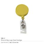 ⁦بكرات شارات دائرية بطباعة شعار⁩ - الصورة ⁦3⁩