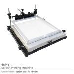 ⁦ماكينات طباعة سلك سكرين يدوية مسطّحة (Flatbed Manual Screen Printing)⁩ - الصورة ⁦3⁩