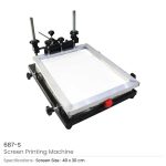 ⁦ماكينات طباعة سلك سكرين يدوية مسطّحة (Flatbed Manual Screen Printing)⁩ - الصورة ⁦4⁩