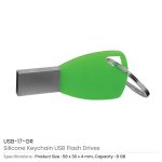 ⁦مفتاح USB سيليكون مع حلقة مفاتيح⁩ - الصورة ⁦6⁩