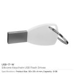 ⁦مفتاح USB سيليكون مع حلقة مفاتيح⁩ - الصورة ⁦4⁩