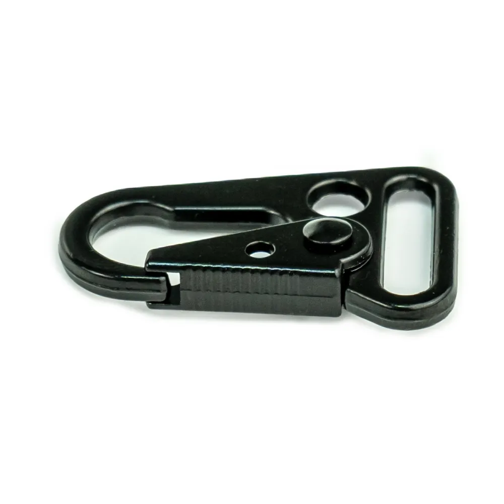 Sling-Snap-Carabiner-Hook-LN-015-CRH-View-2.webp خطاف كارابينر Sling Snap بتشطيب أسود مطفي - الصورة 1