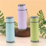 ⁦زجاجات رياضية زجاجية 500 مل بغطاء PP لولبي مع مقبض حمل⁩ - الصورة ⁦9⁩