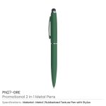 ⁦قلم لف معدني مطاطي مع ستايلس⁩ - الصورة ⁦5⁩