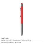 ⁦أقلام معدنية Stylus بقبضة محبّبة (Textured Grip) – لون Gunsmoke⁩ - الصورة ⁦6⁩
