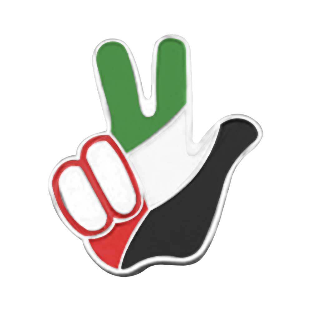 UAE-Peace-Sign-Badges-2102-main-t.jpg يو إيه إي ثري-فينجير سيجن بادجيس - الصورة 1