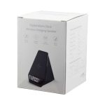 ⁦شاحن لاسلكي 15W مع سماعة بلوتوث 5.1 وساعة ومنبّه وشعار مضيء⁩ - الصورة ⁦7⁩