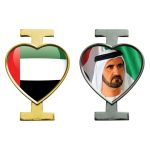 ⁦بادجات معدنية “I Love”⁩ - الصورة ⁦2⁩