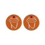 ⁦بادجات معدنية مسطحة دائرية⁩ - الصورة ⁦2⁩