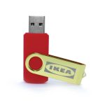 ⁦فلاش USB دوار ذهبي ترويجي⁩ - الصورة ⁦2⁩