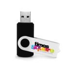 ⁦فلاش USB دوار أبيض⁩ - الصورة ⁦2⁩