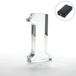 كريستال جلاسس كأس في نومبير وني شابي ويث ذهبي لوك كلوسوري بوكس