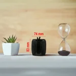 ⁦بورتابلي أزرقتووث سبياكير ويث ليغت وب لوجو اند لانيارد⁩ - الصورة ⁦9⁩