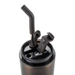 ⁦مزدوج الجدار سس تومبليرس ويث ترانسبارينت ليد وو ميتال ستراو -- 500 مل⁩ - الصورة ⁦5⁩