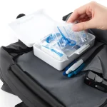 ⁦طقم حقيبة إسعافات أولية – 16 قطعة أساسية داخل علبة بيضاء⁩ - الصورة ⁦3⁩